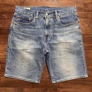 LEVI'S Blue Denim Jorts Big E Re-edition - Size 34